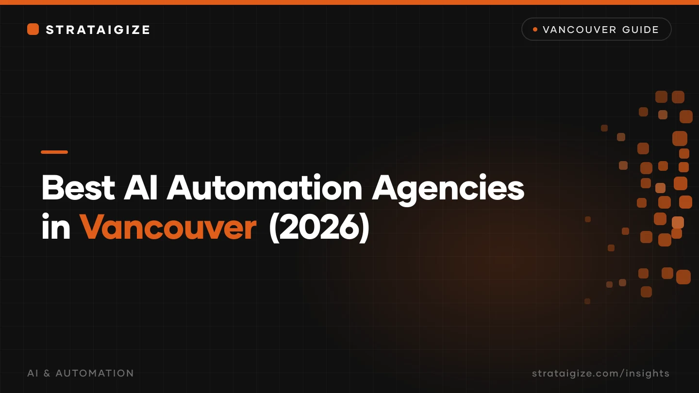 Best AI Automation Agencies in Vancouver (2026)